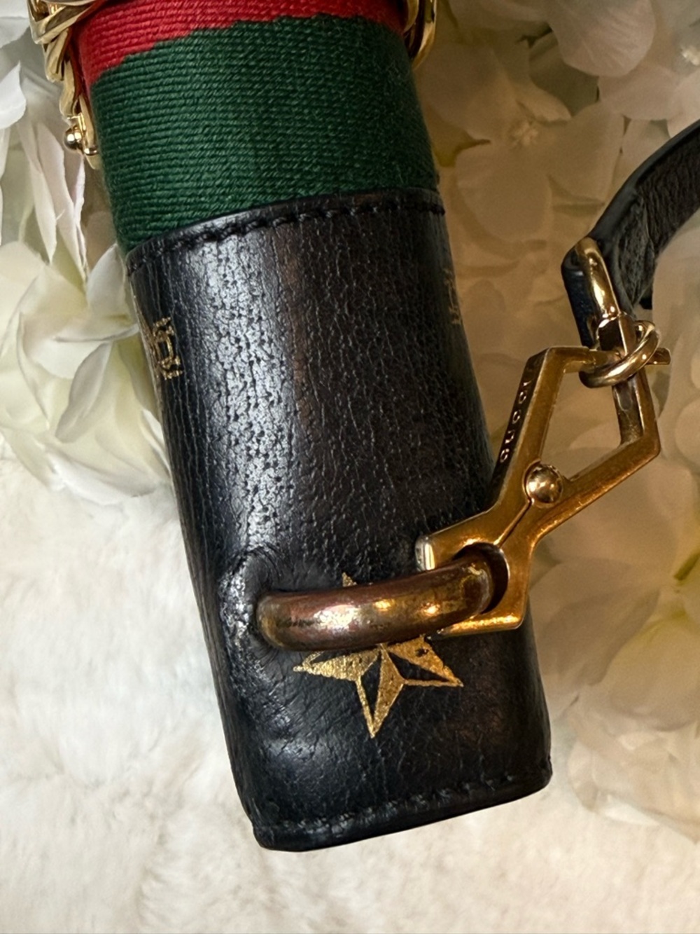 Gucci Sylvie Black Bee Crossbody Bag Authentic - Picture 7 of 16